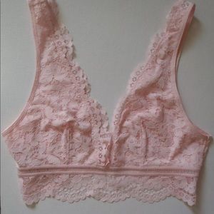 Victoria's Secret Deep V Crop Bralette med